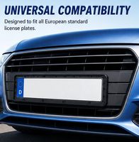 Europäischer Standard Beweglicher Kunststoff Verstellbarer Autokennzeichenhalter Großhandel Nummernschildrahmen