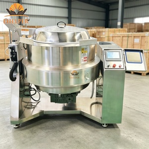 <span class=keywords><strong>Wok</strong></span> de Cocina de Acero Inoxidable con PLC, Capacidad de 50L-600L, Control Preciso de Temperatura, Inclinación Automática para Lácteos/Frutas/Vegetales - Product Image 1