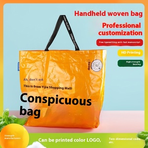 Tùy chỉnh lớn dệt quảng cáo Tote Túi nhiều lớp PP nhựa phim hoạt hình mô hình logo Túi mua sắm cho các hoạt động ngoài trời - Product Image 5