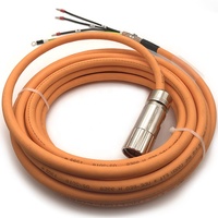 Cadena de Cables Blindada de Silicona de Alta Flexibilidad con Bridas para Cables, Apta para Cables de Alimentación de Servomotores Lenz EYP005Y0150A00