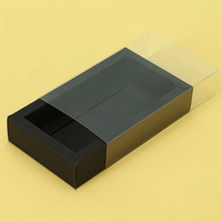 Boîte d'emballage en papier kraft de haute qualité Boîtes en papier à couvercle transparent avec fenêtre transparente