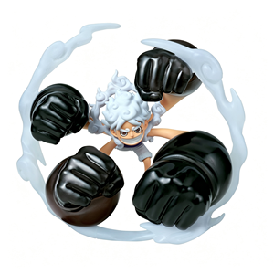 Vente en gros Nouvelle figurine d'action en PVC officielle sous licence <span class=keywords><strong>WCF</strong></span> Nika Gear 5 <span class=keywords><strong>Luffy</strong></span> Gum-Gum Eagle Gatling, modèle de collection d'anime - Product Image 6