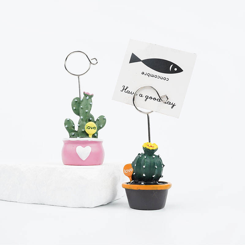 2023 зажим для записей Держатель подставка мини зажим для номера растений для офиса настольное украшение