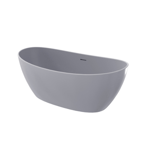 Bañera de Hidromasaje de Lujo Maydon de 1650 mm en Gris con Piedra de Resina Premium, Bañera para Adultos para el Hogar, Fabricante de Bañeras de Aluminio - Product Image 4