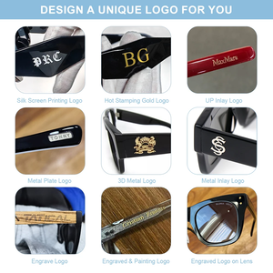 Lunettes de soleil carrées unisexes personnalisées de qualité supérieure, anti-radiation, confortables, protection UV, design tendance - Product Image 3