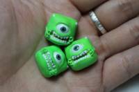Capuchons de clavier artisanaux, en résine, inspiré de dessins animés, johnature, Wazowski, université,
