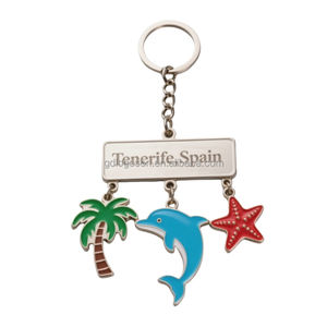 Gantungan Kunci Bintang Laut dan Lumba-lumba, Pesona Yunani yang Dapat Dikustomisasi, Suvenir Ikan dan Hewan Bawah Laut, Gantungan Kunci untuk Hadiah Wisatawan - Product Image 4