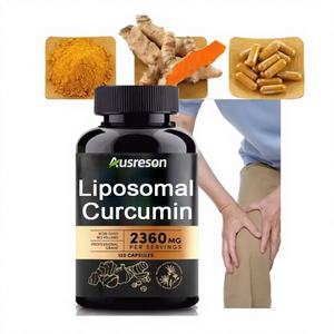 Cápsulas de Fibra Dietética de Grado Alimenticio para Adultos con Cúrcuma Natural, Curcumina Liposomal y Bioperina, 60 Unidades, OEM ASAP - Product Image 1
