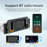 1DIN MP5 autoradio stéréo 5 pouces IPS affichage numérique écran tactile lecteur multimédia autoradio avec CarPlay