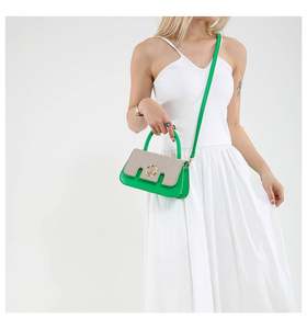 Bolso de Mano para Mujer K2220, Color Caramelo, Bolso Cuadrado Pequeño, Bolso de Hombro para Mujer - Product Image 6