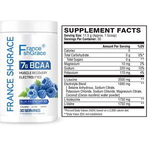 Polvo Electrolítico Deportivo Personalizado con Etiqueta, 345 g, para Recuperación e Hidratación para Adultos, Recuperación Deportiva, Polvo BCAA Deportivo - Product Image 3