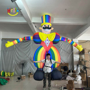 Costume de parade gonflable de nouvelle conception, marionnette de <span class=keywords><strong>clown</strong></span> gonflable qui marche et danse - Product Image 5