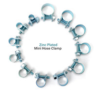 Heavy Duty Réglable 13mm Petit Diamètre W4 En Acier Inoxydable Moto Voiture Mini Collier De Serrage Bande Clips