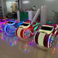 Manège Lumineux Musical Électrique 250W pour Enfants, Utilisation Intérieure/Extérieure, pour Centres Commerciaux QIQUFUN