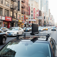 Écran LED de toit de taxi P5 couleur pleine HD pour publicité extérieure avec contrôle cloud OEM