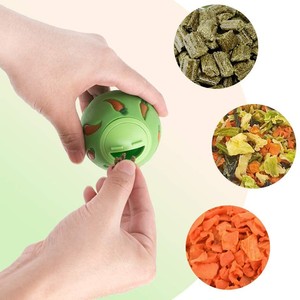 Juguete Multifuncional con Dispensador <span class=keywords><strong>de</strong></span> Comida para Hámsteres y Cobayas, Pelota Interactiva para Mascotas Pequeñas, Conejos - Product Image 5