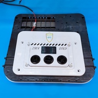 Climatiseur de toit tout-en-un DEFU pour véhicules, compresseur électrique à spirale 12V/24V, garantie 1 an, voitures, camions, 7000-10000 BTU