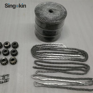 Cinta transportadora de malla de transporte de tejido equilibrado de alambre de acero inoxidable sus304 plano de fácil instalación para maquinaria de panadería - Product Image 3