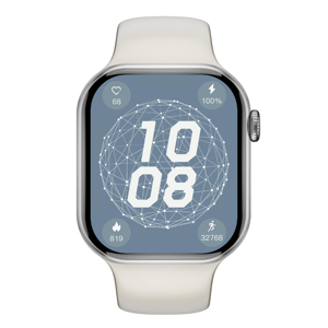 Montre connectée Android de forme carrée avec assistant vocal IA, répondant aux appels, rechargeable via câble, pour hommes et femmes - Product Image 6