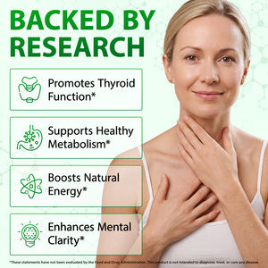 Integratore Liquido per il Supporto della Tiroide Vegano, Senza OGM, <span class=keywords><strong>con</strong></span> Selenio, <span class=keywords><strong>Zinco</strong></span>, Iodio e Ashwagandha per Donne, Etichetta Privata all'Ingrosso - Product Image 3