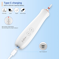 Ponceuse à Ongles Électrique Puissante Mini Sans Fil Portable, Lime Électronique Professionnelle Rechargeable sans Balais, Modèle 2026