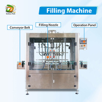 Ligne de machines de remplissage et de bouchage automatiques pour petites bouteilles de beurre de cacahuète, de confiture, de pâte liquide avec vidéo