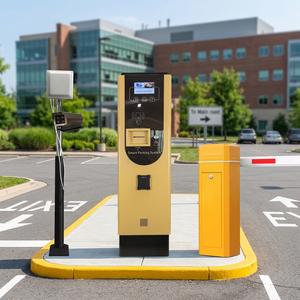 Sistema de gestión de aparcamiento inteligente personalizable con barrera ANPR y quiosco de autopago para uso en estacionamientos - Product Image 1