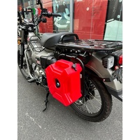 Tangki Bahan Bakar Motor 5L Jerry Can Wadah Bensin Rak Braket Samping untuk Honda CT125 Hunter Cub 2023 2024 2025