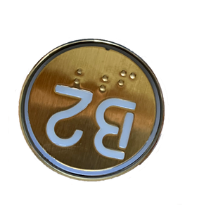 Bst — bralette Elev 32.5mm sans contact, <span class=keywords><strong>bouton</strong></span> <span class=keywords><strong>d</strong></span>'<span class=keywords><strong>appel</strong></span> sans contact, pour fluide, <span class=keywords><strong>d</strong></span>écor - Product Image 4