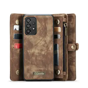 CaseMe – pochette de téléphone de luxe pour femmes, étui de transport à fermeture éclair pour Samsung A53 A73 M23 M13 M53 M33 avec dragonne