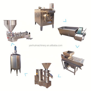 เครื่องทำเนยถั่วประสิทธิภาพสูงสายการผลิตงา100กิโลกรัม/ชั่วโมงพร้อมมอเตอร์เป็นส่วนประกอบหลักสำหรับการแปรรูปถั่ว - Product Image 1