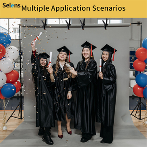Selens 200*200cm T-förmiger tragbarer Hintergrundst änder Hintergrundstützständer-Kit mit Clips für Fotografie Video Studio - Product Image 6