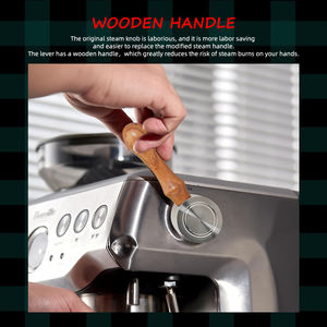 1 palanca de vapor de repuesto para máquinas de espresso <span class=keywords><strong>Breville</strong></span> compatible con los modelos <span class=keywords><strong>Barista</strong></span> Express Infuser <span class=keywords><strong>Barista</strong></span> Pro - Product Image 6