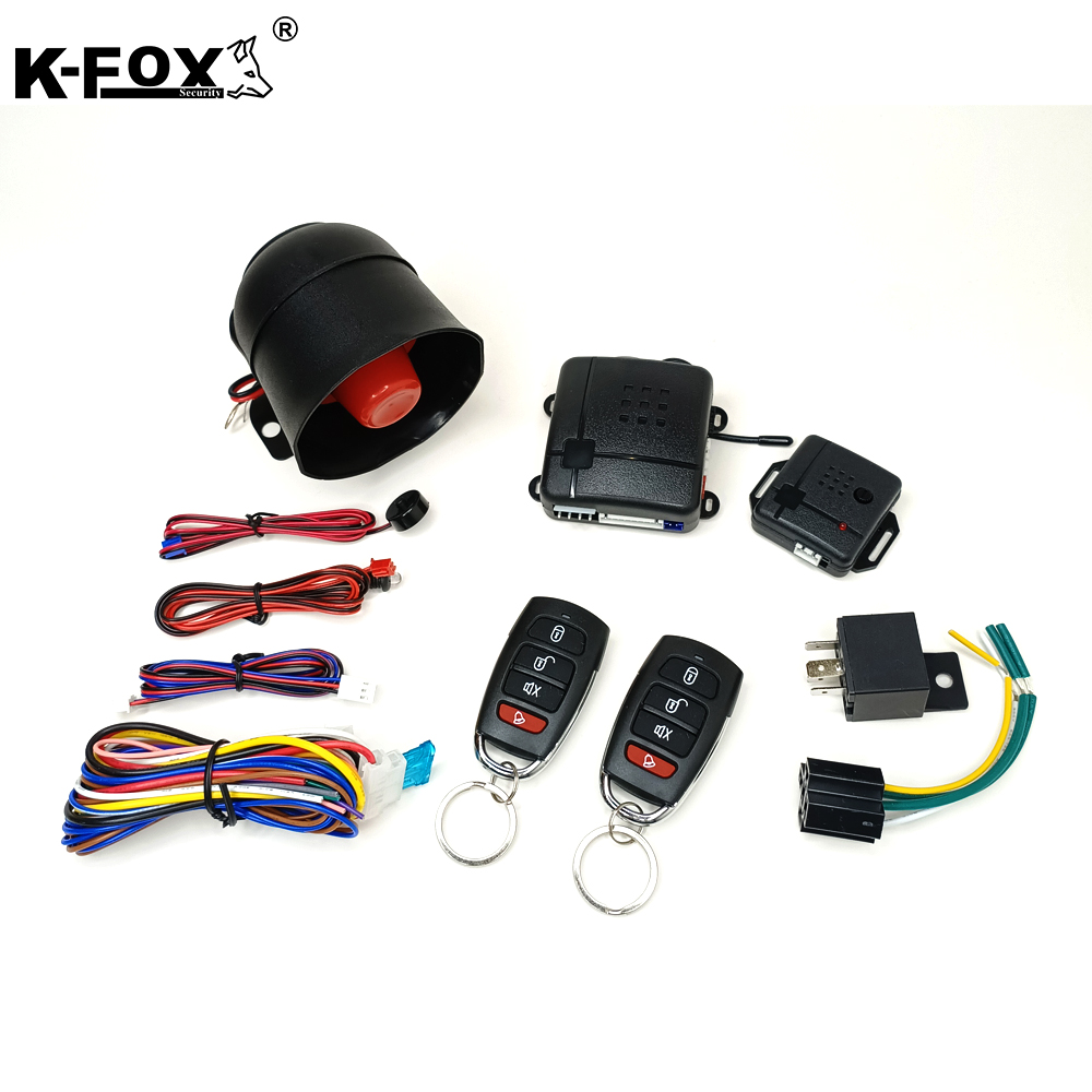 Оптовая продажа, универсальная система сигнализации для автомобиля, противоугонная система с центральным замком, односторонняя Автомобильная сигнализация