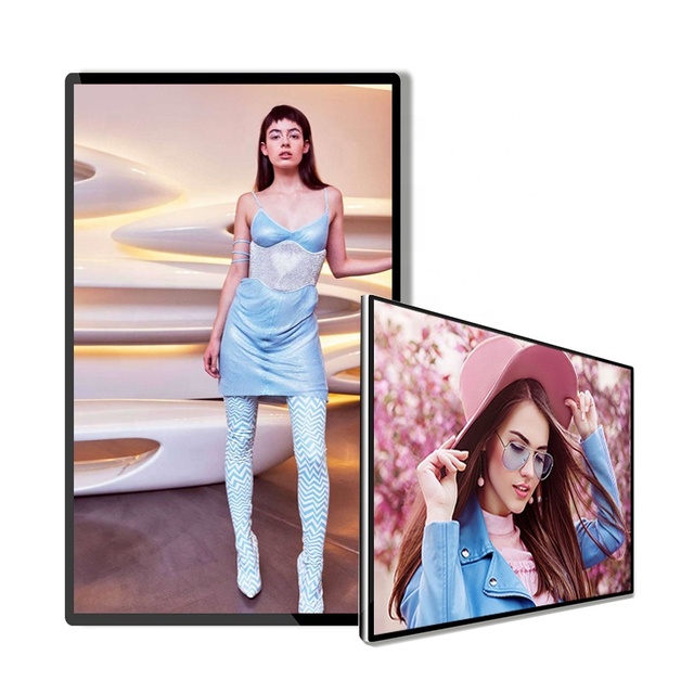 LCD Video Wall Screen LED Splicing Panel Advertising LED Screen Ultra Narrow Bezel Display Video Hall Mirror Advertising Players
