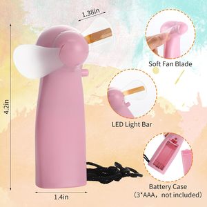 Ventilador USB de Mano LED con Control Táctil, Soporte para Teléfono, Personalizado, Portátil y Recargable - Product Image 3