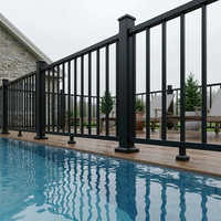 Système de balustrade en aluminium moderne et contemporain BH Modular populaire pour balcon, terrasse, escalier, options multicolores, garantie à vie