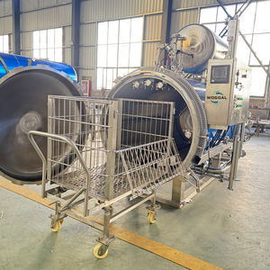 Sterilizzatore ad alta pressione a vapore automatico orizzontale <span class=keywords><strong>Autoclave</strong></span> sterilizzatore per cibo e carne con doppia porta - Product Image 6