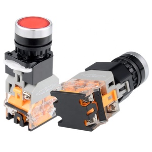 LA38 anlık sıfırlama/kilitleme kilidi ledli basmalı düğme anahtarı - Product Image 3