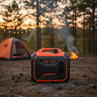 12V/24V/48V/72V Batterie-Stromstation Auto-Generator Reichweitenverlängerer 1,8 kW Nennleistung 2 kW Max. Einphasig 50 Hz Elektrisch