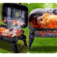 Barbecue portable pliable au charbon de bois pour le camping en plein air, la maison et les petites cours, modèle BQ151B, 4,9 kg