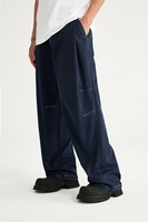 Pantalones Anchos de Algodón Lavado Estilo Urbano para Hombre, Moda Primavera/Verano 2026, Nueva Llegada, Sencillos y Versátiles