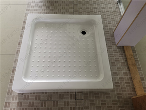 Base de douche carrée blanche, en Fiber de verre, Portable, pour <span class=keywords><strong>la</strong></span> douche <span class=keywords><strong>Tra</strong></span>, de couleur blanche - Product Image 6