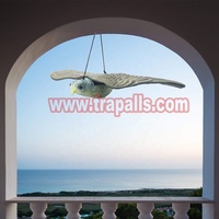Jardin extérieur Chasse Plastique Volant Corbeau Faucon Oiseau Dissuasion Épouvantail Oiseau Épouvantail