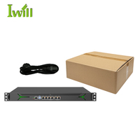 Iwill 1u firewall 12th Gen 6 lan 4 spf rack firewall router keamanan jaringan Server