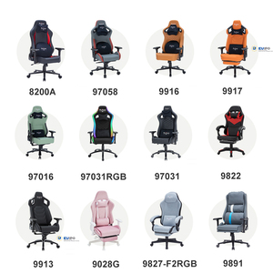 Silla de Juego Ergonómica Reclinable Estilo Racing Ruibao con Altura Ajustable y Elevación de Gas de 3 Etapas para Sala de Juegos y Oficina - Product Image 5