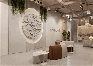 High End Solid Wood Nail Salon Renovation Project with Bespoke Furniture Design - Product Image 3