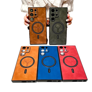 Funda de teléfono S25 para Samsung para Galaxy S25 <span class=keywords><strong>Ultra</strong></span> S24 FE S23 S22 S21 <span class=keywords><strong>Note</strong></span> 20 <span class=keywords><strong>Ultra</strong></span> 4 <span class=keywords><strong>23</strong></span> Funda de carga magnética hecha - Product Image 1