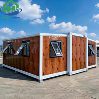 Maisonnette Portable de Luxe Préfabriquée, Annexe Modulaire (ADU) 20ft 40ft, Maison Conteneur Extensible Prête à Habiter, Villa Modulaire