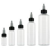 Hot Sale 50ml 60ml 100ml 120ml Soft Hair Oil Dye Sauce Twist-open Dispensing Cap Applicator PET Plastic Twist Squeeze Bottles